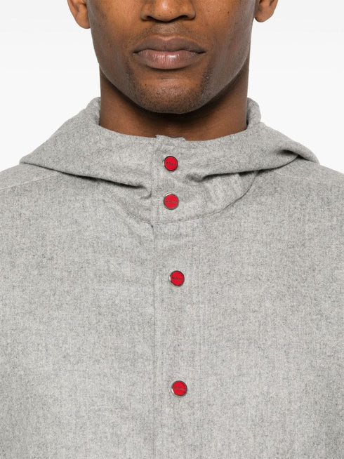 Mariano flannel hooded shirt